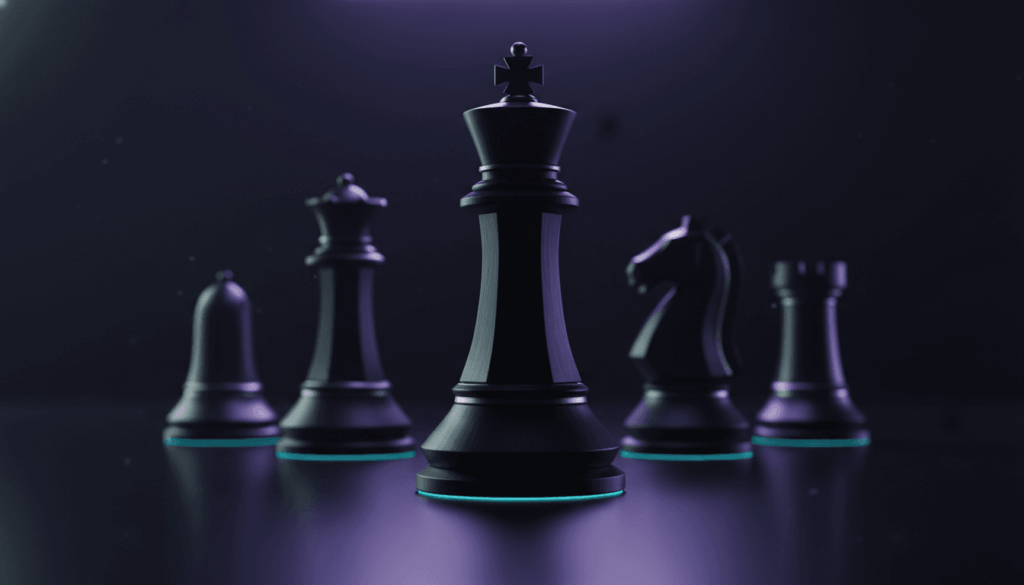 Chess pieces symbolizing AI decision intelligence by Suprmind.
