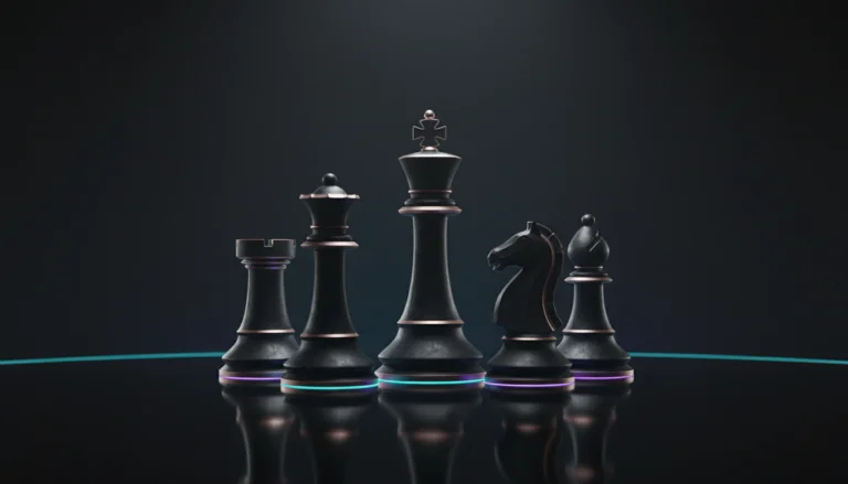 Chess pieces symbolizing AI decision intelligence and orchestration by Suprmind.