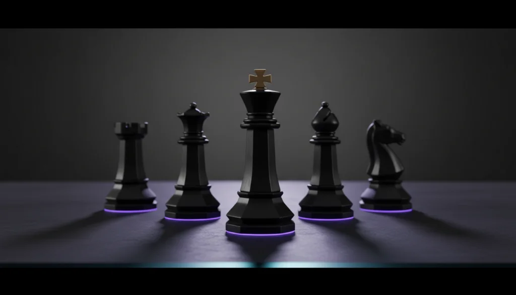 Chess pieces symbolizing AI decision intelligence and multi AI orchestrator by Suprmind.