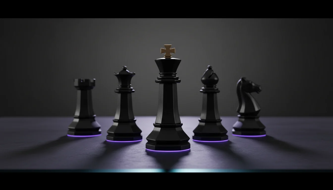 Chess pieces symbolizing AI decision intelligence and multi AI orchestrator by Suprmind.