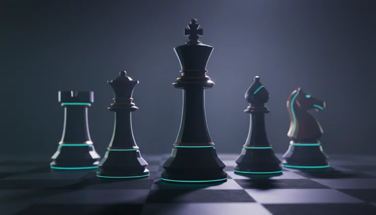 Chess pieces symbolizing AI decision intelligence and validation by Suprmind.