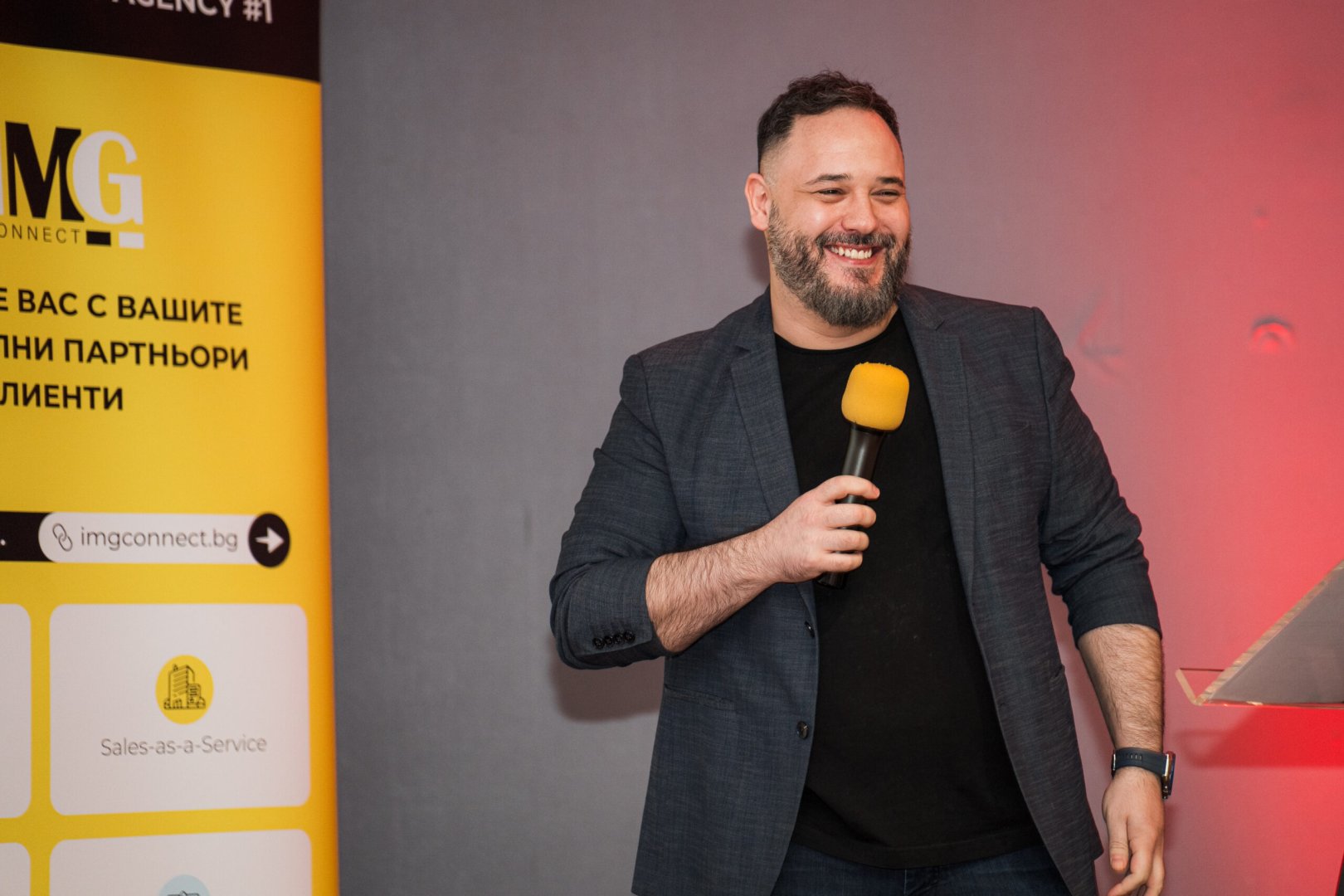 Radomir Basta speaking at Digital4Plovdiv