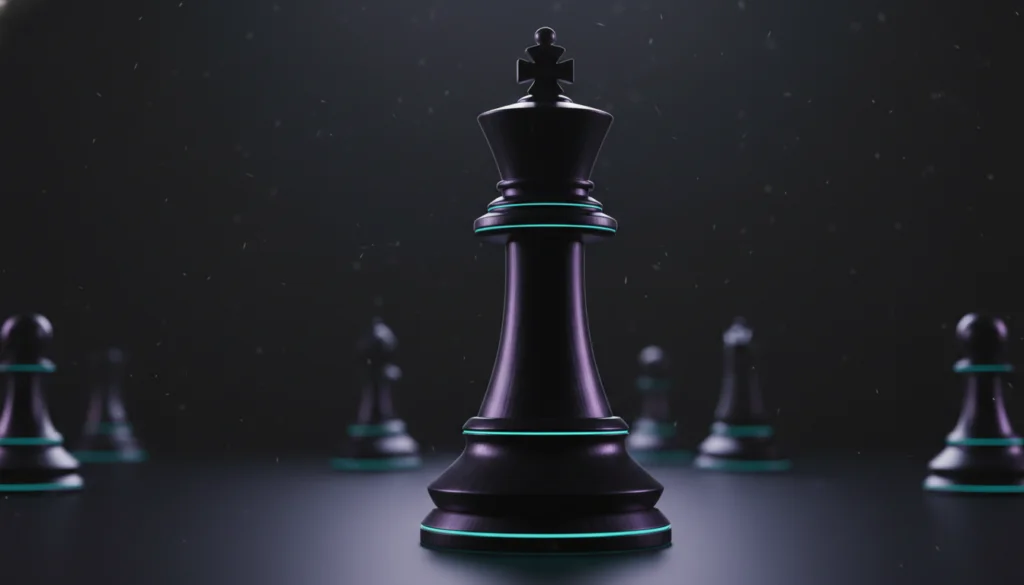 Multi AI orchestrator concept with chess pieces symbolizing AI decision intelligence for businesses.