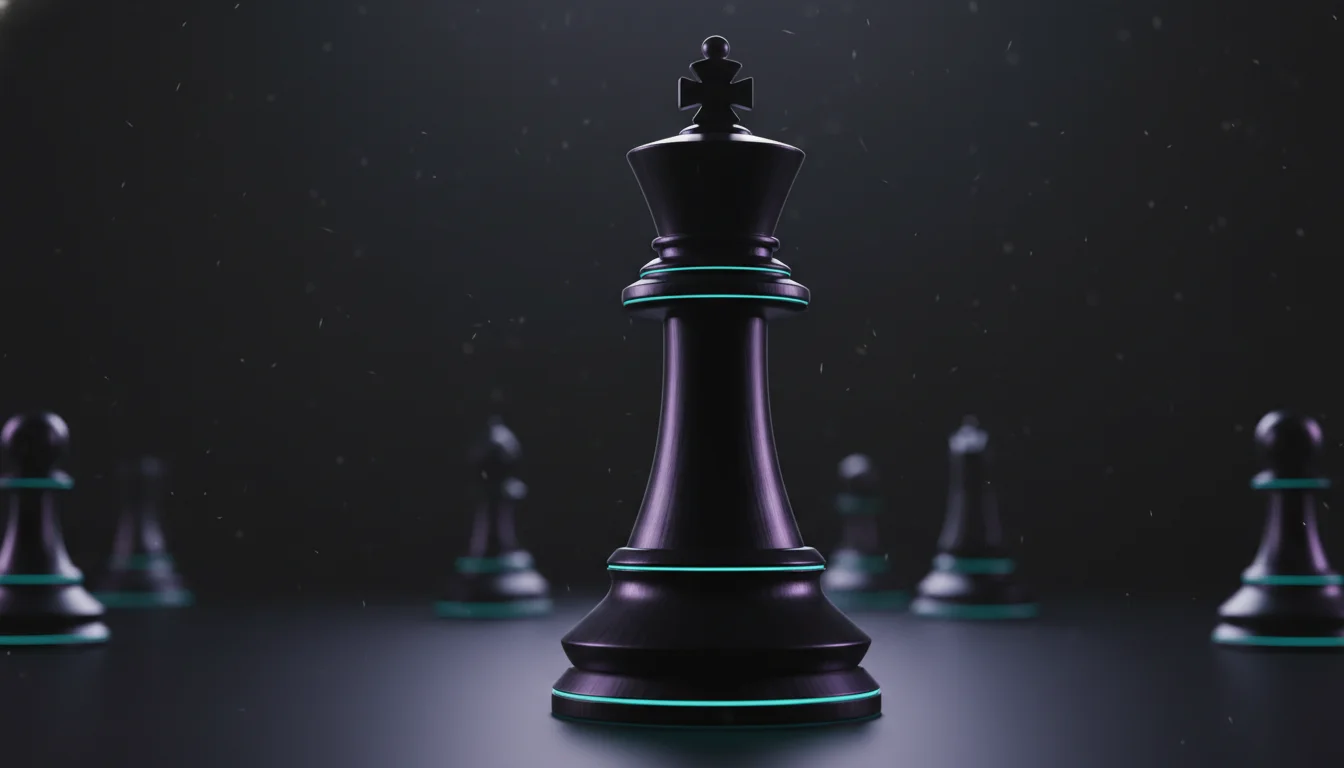 Multi AI orchestrator concept with chess pieces symbolizing AI decision intelligence for businesses.