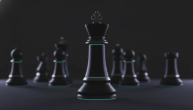 Chess pieces symbolizing AI decision intelligence and multi AI orchestrator for businesses.