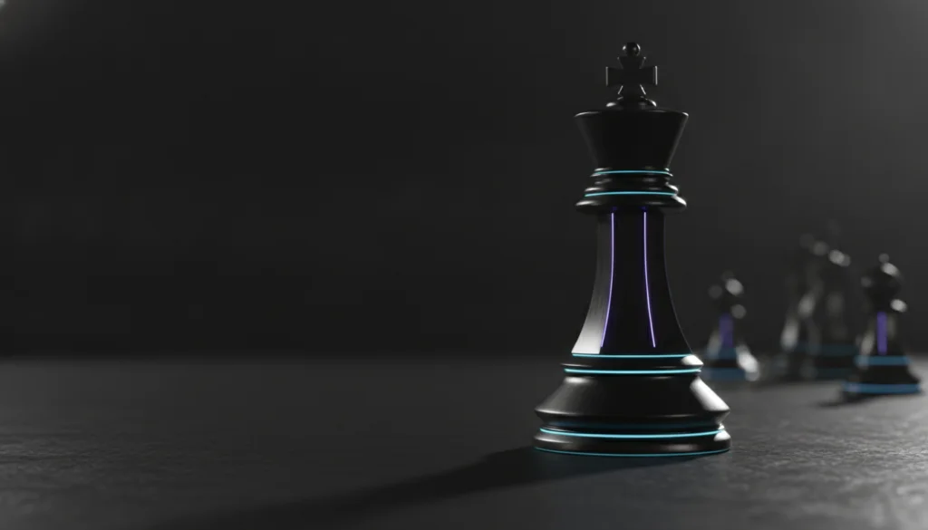 Chess piece symbolizing AI decision intelligence by Suprmind.