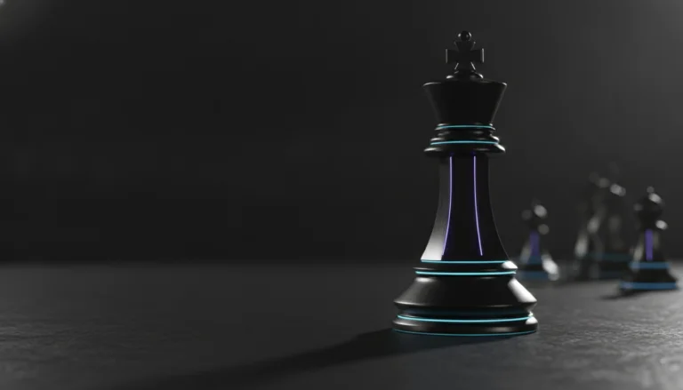 Chess piece symbolizing AI decision intelligence by Suprmind.