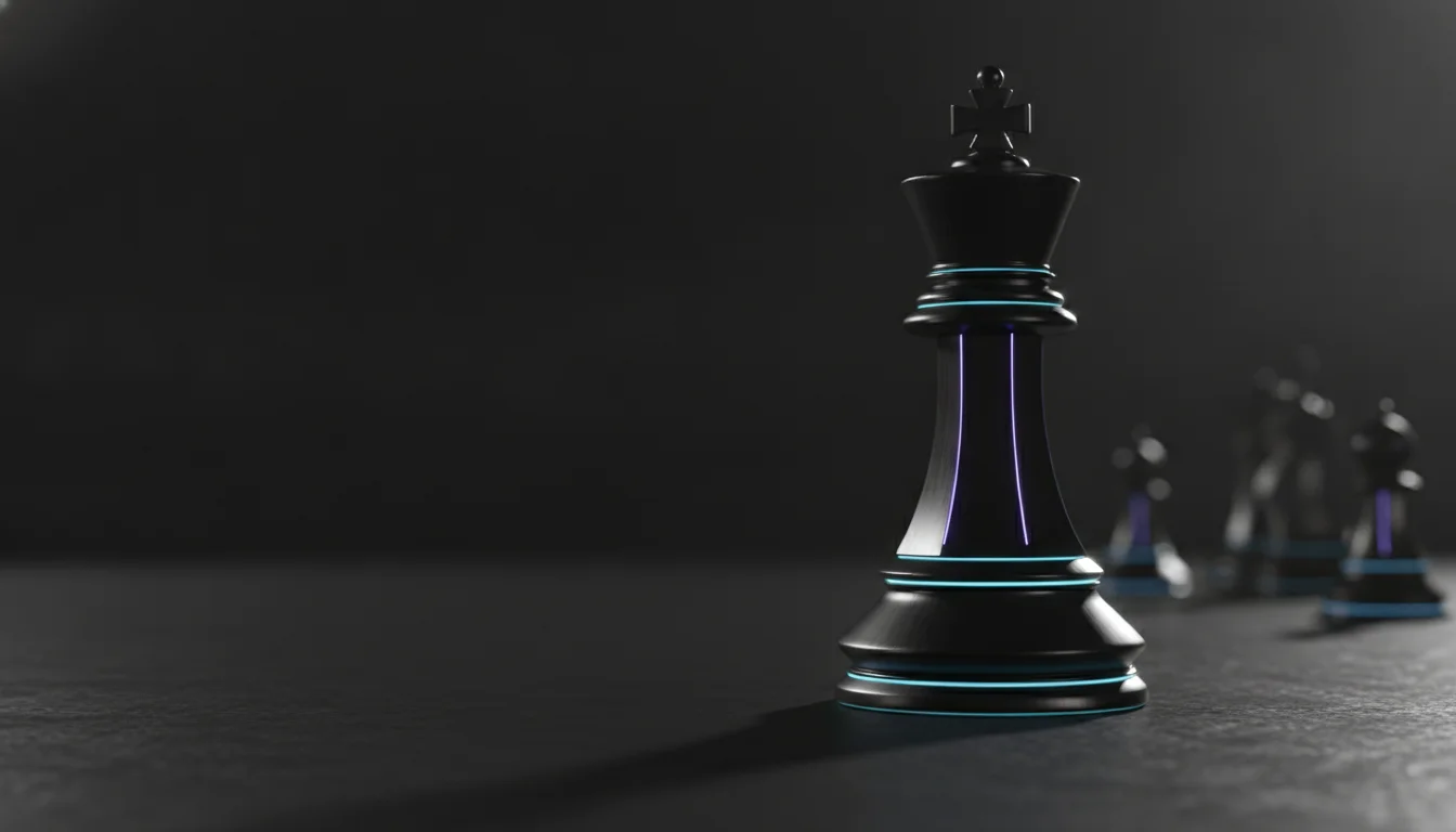 Chess piece symbolizing AI decision intelligence by Suprmind.