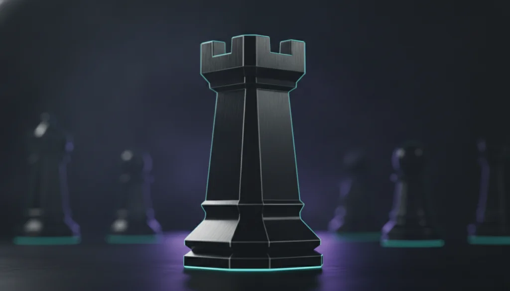 Chess rook symbolizing AI decision intelligence by Suprmind.