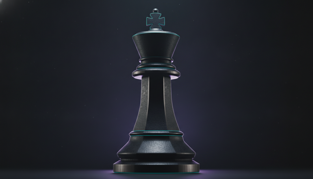 Chess piece symbolizing AI decision intelligence by Suprmind.