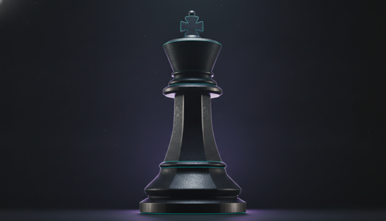 Chess piece symbolizing AI decision intelligence by Suprmind.