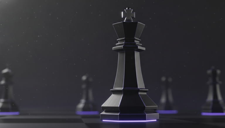 Chess king symbolizing AI decision intelligence and multi AI orchestrator by Suprmind.