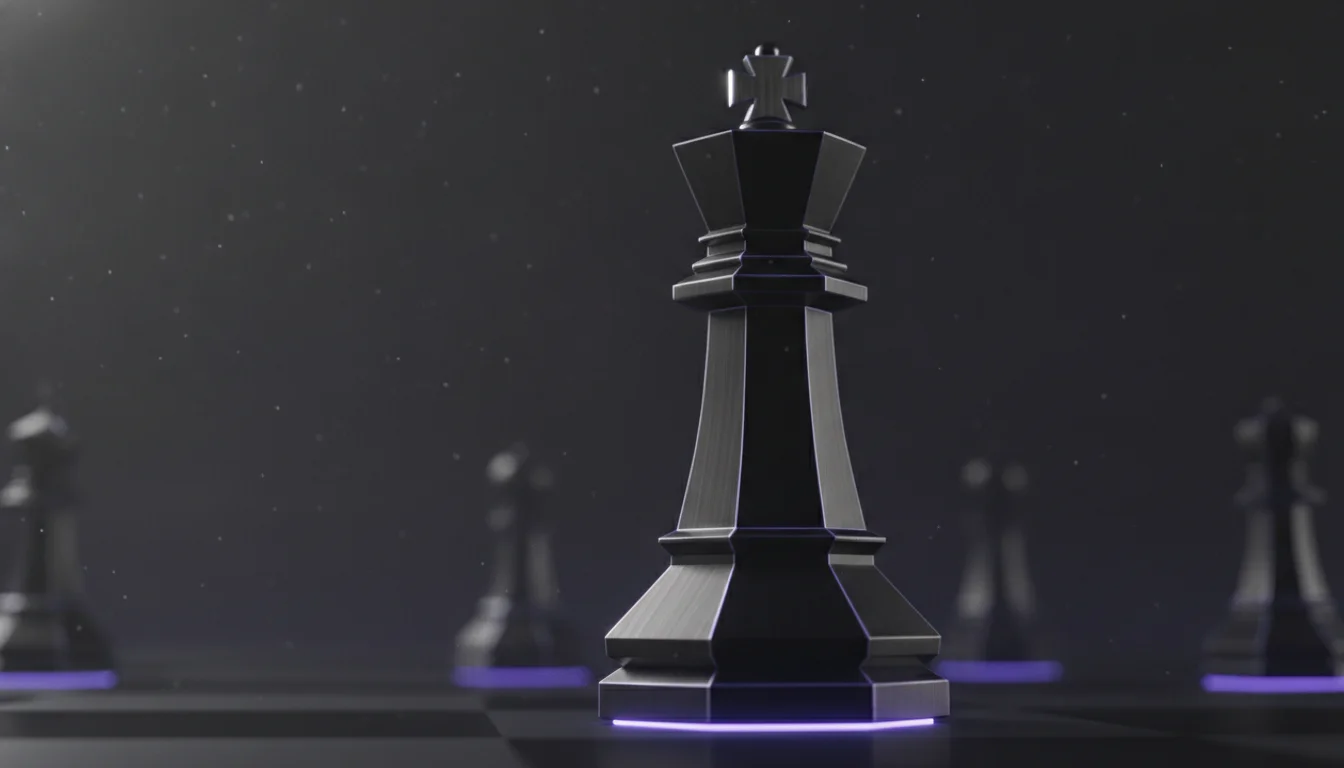 Chess king symbolizing AI decision intelligence and multi AI orchestrator by Suprmind.