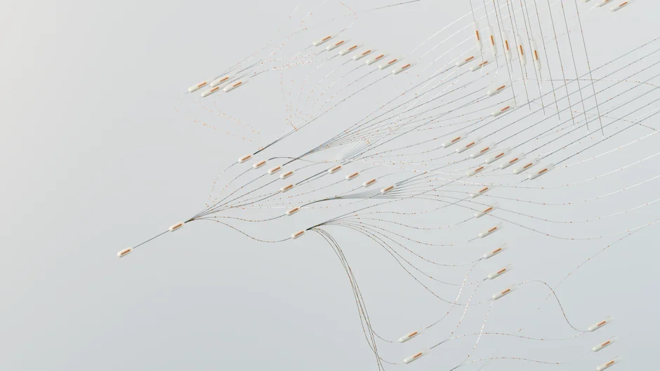 Visualization of multi AI orchestrator neural network by Suprmind.